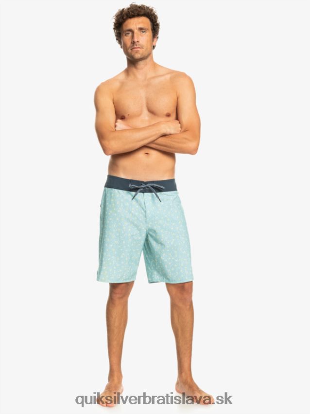 surfsilk scallop 19 boardshorts Quiksilver muži B80HXR220 modrá obloha