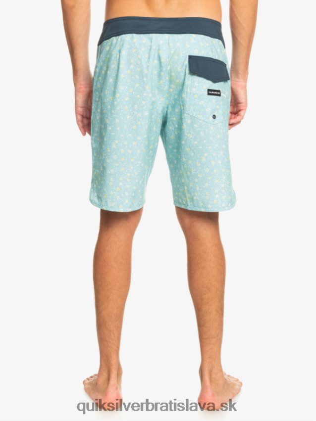 surfsilk scallop 19 boardshorts Quiksilver muži B80HXR220 modrá obloha