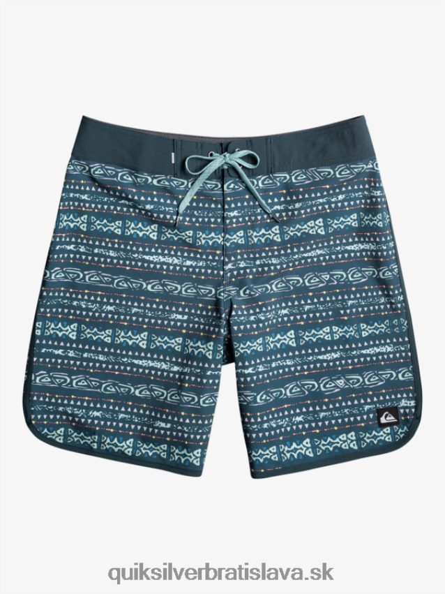 surfsilk scallop 19 boardshorts Quiksilver muži B80HXR221 polnočné námorníctvo