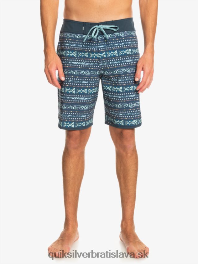 surfsilk scallop 19 boardshorts Quiksilver muži B80HXR221 polnočné námorníctvo