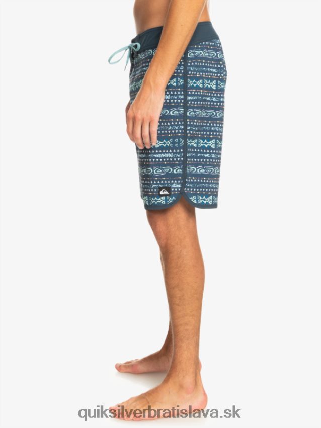 surfsilk scallop 19 boardshorts Quiksilver muži B80HXR221 polnočné námorníctvo