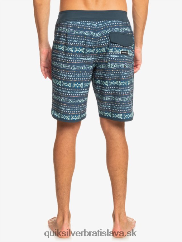 surfsilk scallop 19 boardshorts Quiksilver muži B80HXR221 polnočné námorníctvo
