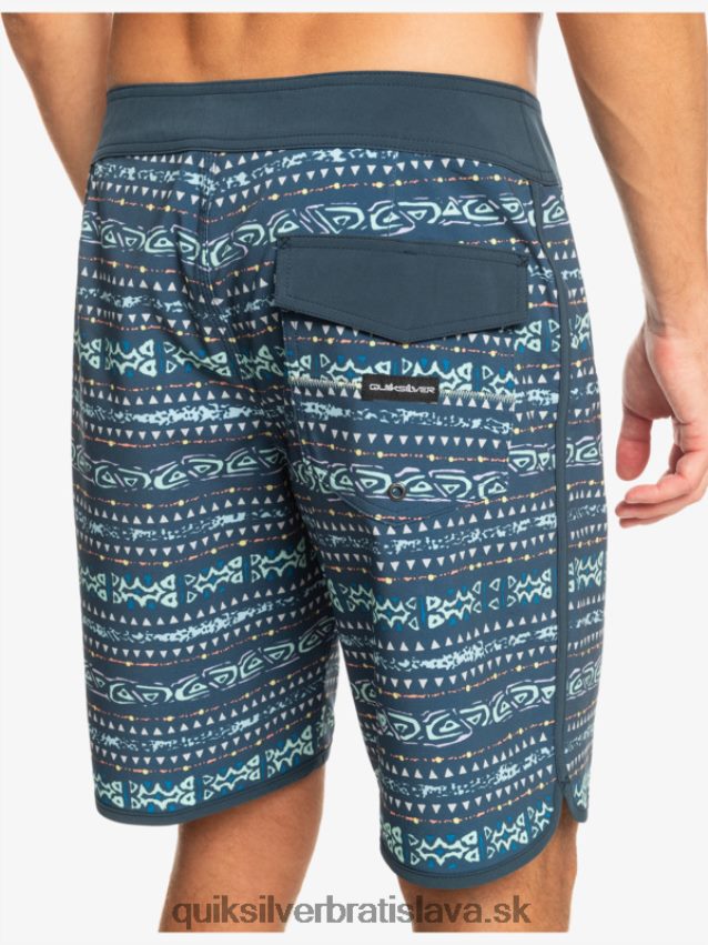 surfsilk scallop 19 boardshorts Quiksilver muži B80HXR221 polnočné námorníctvo
