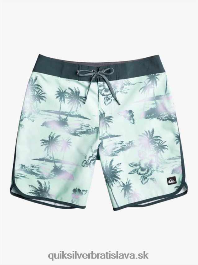 surfsilk scallop 19 boardshorts Quiksilver muži B80HXR222 plážové sklo