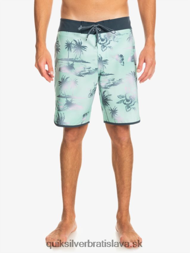 surfsilk scallop 19 boardshorts Quiksilver muži B80HXR222 plážové sklo