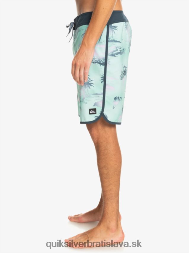 surfsilk scallop 19 boardshorts Quiksilver muži B80HXR222 plážové sklo