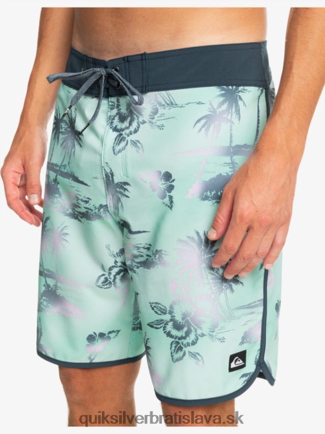 surfsilk scallop 19 boardshorts Quiksilver muži B80HXR222 plážové sklo