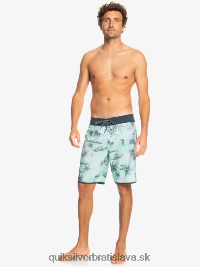 surfsilk scallop 19 boardshorts Quiksilver muži B80HXR222 plážové sklo