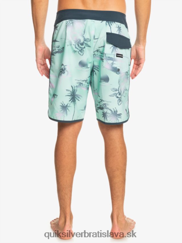 surfsilk scallop 19 boardshorts Quiksilver muži B80HXR222 plážové sklo