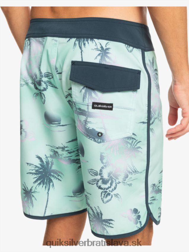 surfsilk scallop 19 boardshorts Quiksilver muži B80HXR222 plážové sklo