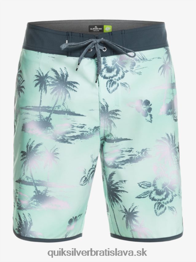 surfsilk scallop 19 boardshorts Quiksilver muži B80HXR222 plážové sklo