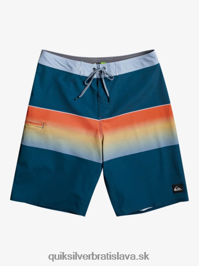 surfsilk slab 21 boardshorts Quiksilver muži B80HXR1411 majolika modrá