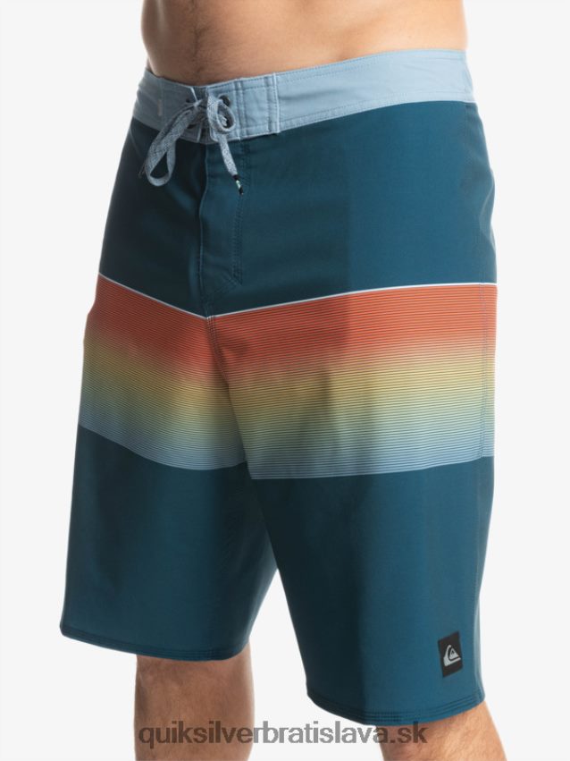 surfsilk slab 21 boardshorts Quiksilver muži B80HXR1411 majolika modrá
