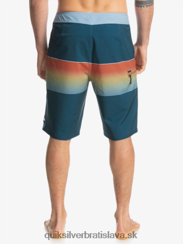 surfsilk slab 21 boardshorts Quiksilver muži B80HXR1411 majolika modrá