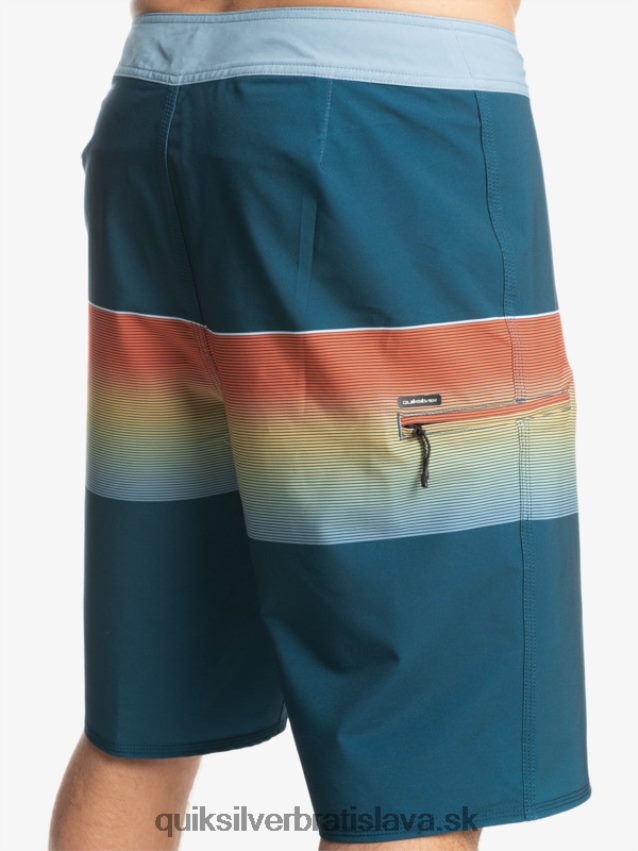 surfsilk slab 21 boardshorts Quiksilver muži B80HXR1411 majolika modrá