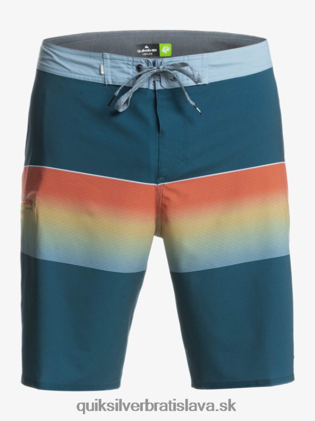 surfsilk slab 21 boardshorts Quiksilver muži B80HXR1411 majolika modrá