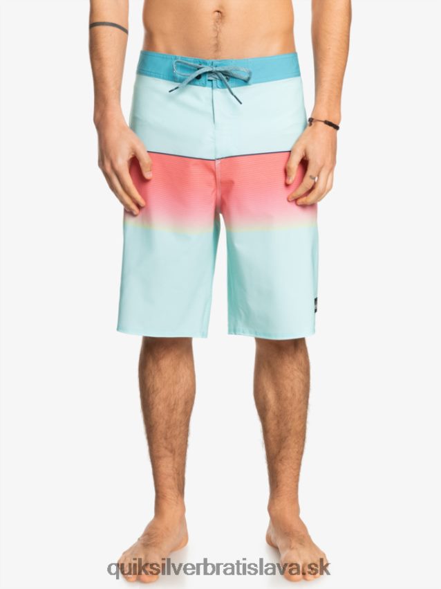 surfsilk slab 21 boardshorts Quiksilver muži B80HXR1412 ľadové akva