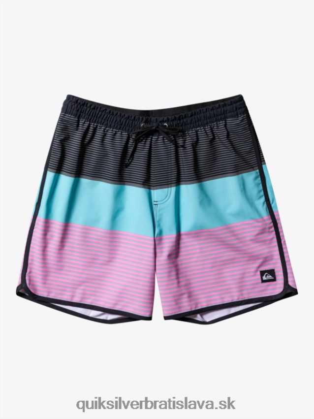 surfsilk tijuana 17 salv Quiksilver muži B80HXR510 čierna