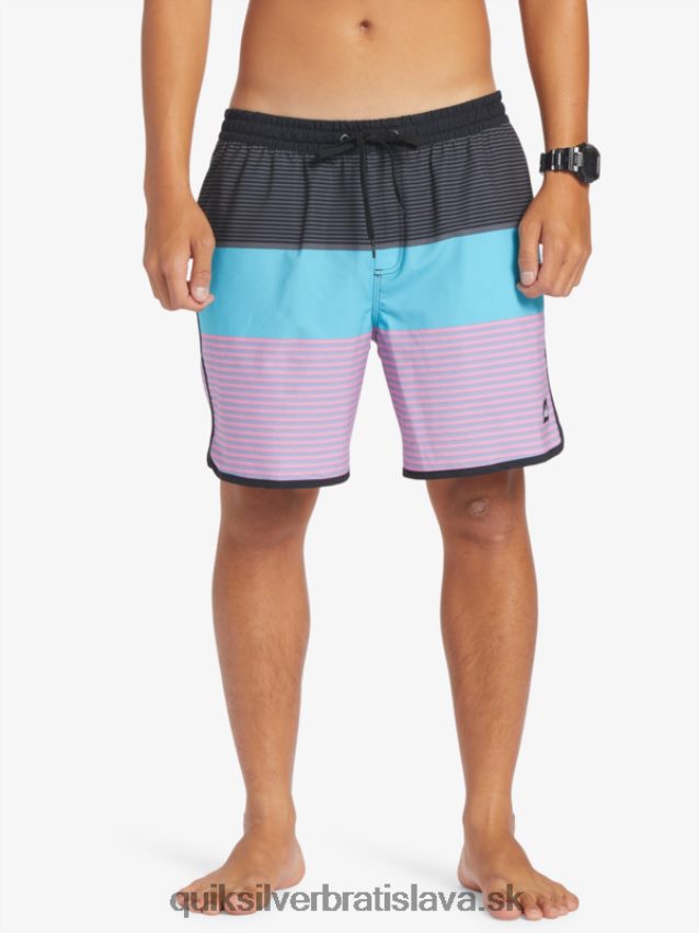 surfsilk tijuana 17 salv Quiksilver muži B80HXR510 čierna