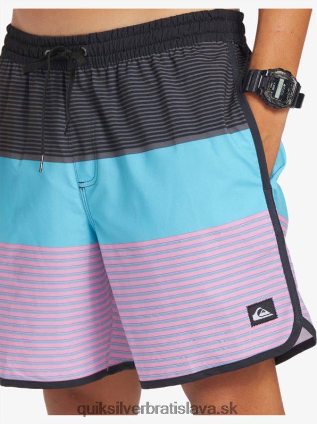 surfsilk tijuana 17 salv Quiksilver muži B80HXR510 čierna