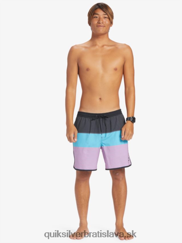 surfsilk tijuana 17 salv Quiksilver muži B80HXR510 čierna