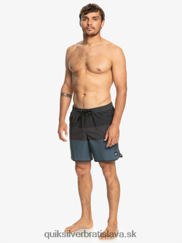surfsilk tijuana 17 salv Quiksilver muži B80HXR512 čierna