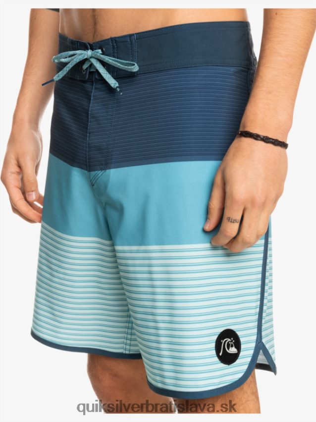 surfsilk tijuana 19 boardshorts Quiksilver muži B80HXR1398 insígnie modrá
