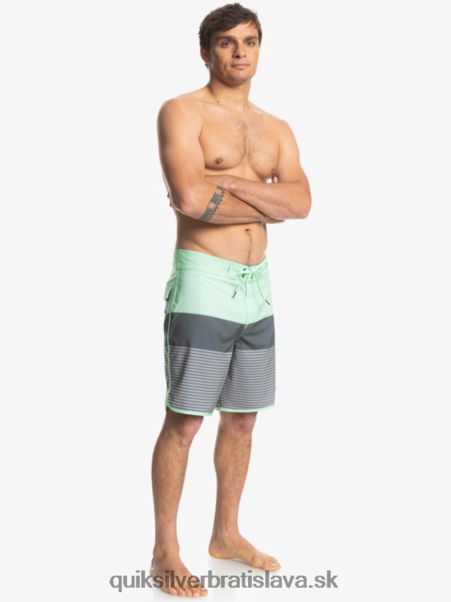 surfsilk tijuana 19 boardshorts Quiksilver muži B80HXR1399 železná brána