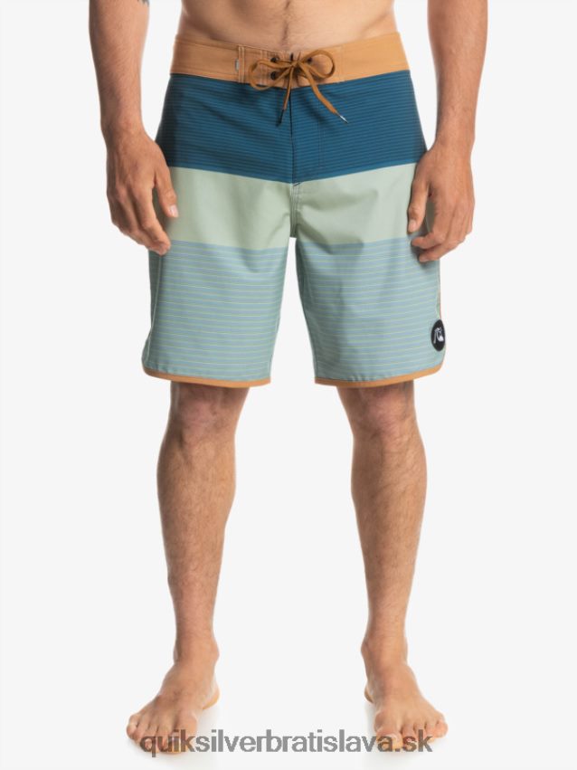 surfsilk tijuana 19 boardshorts Quiksilver muži B80HXR1400 hnedý cukor