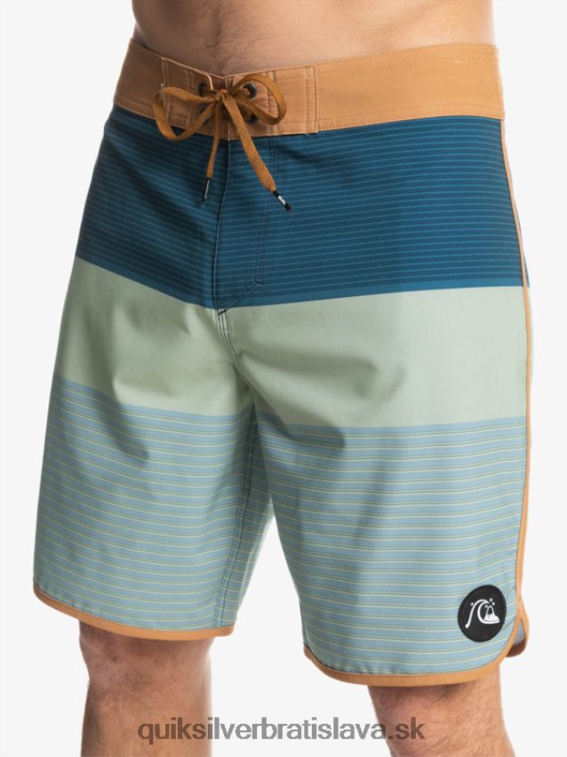surfsilk tijuana 19 boardshorts Quiksilver muži B80HXR1400 hnedý cukor