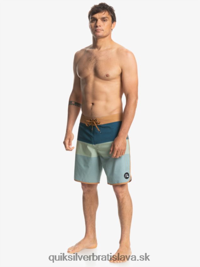 surfsilk tijuana 19 boardshorts Quiksilver muži B80HXR1400 hnedý cukor