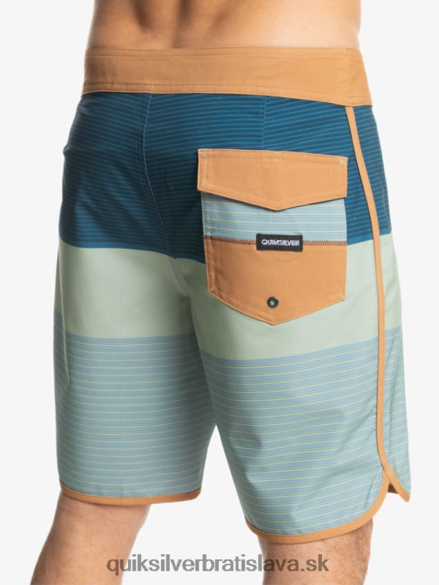 surfsilk tijuana 19 boardshorts Quiksilver muži B80HXR1400 hnedý cukor