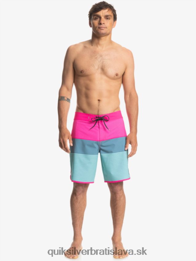 surfsilk tijuana 19 boardshorts Quiksilver muži B80HXR1401 ružová glo
