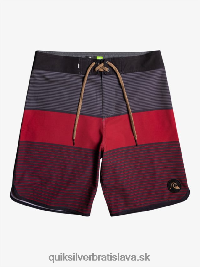 surfsilk tijuana 19 boardshorts Quiksilver muži B80HXR1405 rubínové víno