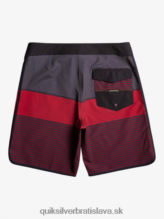 surfsilk tijuana 19 boardshorts Quiksilver muži B80HXR1405 rubínové víno