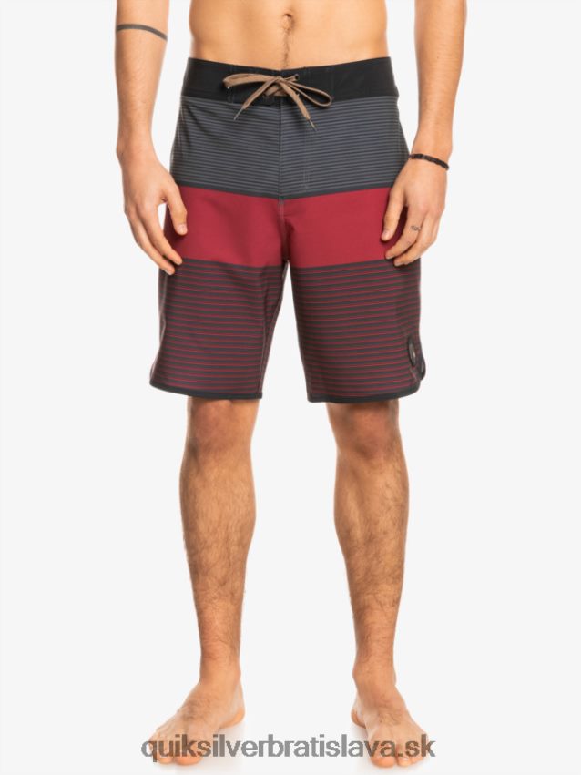 surfsilk tijuana 19 boardshorts Quiksilver muži B80HXR1405 rubínové víno