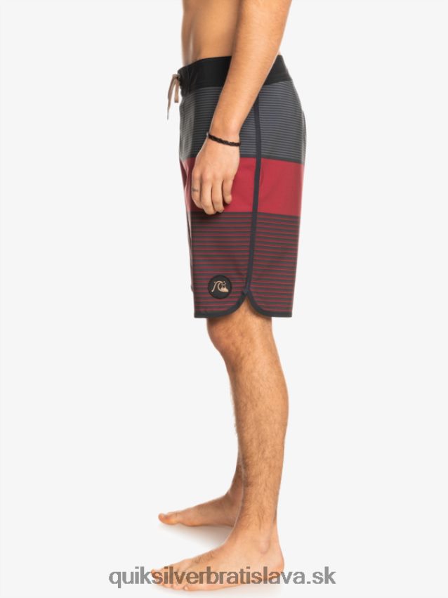 surfsilk tijuana 19 boardshorts Quiksilver muži B80HXR1405 rubínové víno