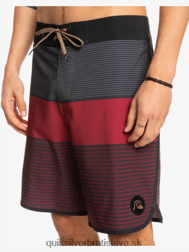surfsilk tijuana 19 boardshorts Quiksilver muži B80HXR1405 rubínové víno