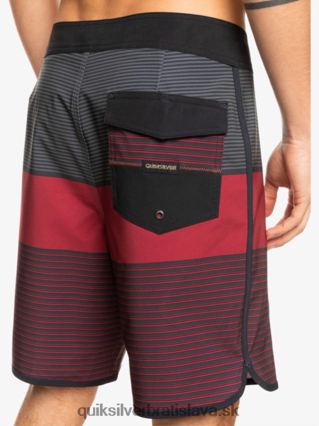 surfsilk tijuana 19 boardshorts Quiksilver muži B80HXR1405 rubínové víno