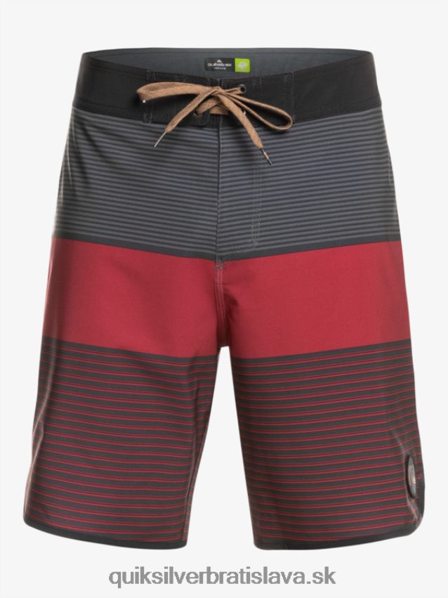 surfsilk tijuana 19 boardshorts Quiksilver muži B80HXR1405 rubínové víno