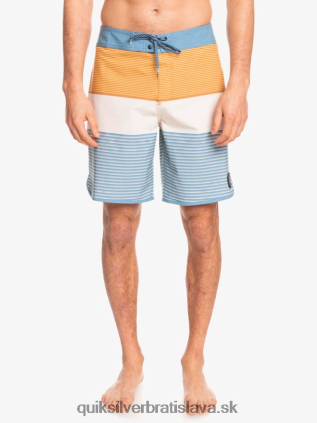 surfsilk tijuana 19 boardshorts Quiksilver muži B80HXR1406 kapitánska modrá