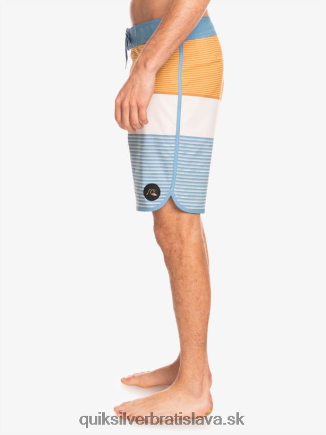 surfsilk tijuana 19 boardshorts Quiksilver muži B80HXR1406 kapitánska modrá