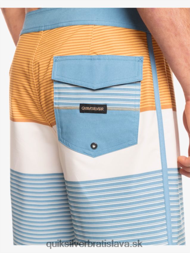 surfsilk tijuana 19 boardshorts Quiksilver muži B80HXR1406 kapitánska modrá