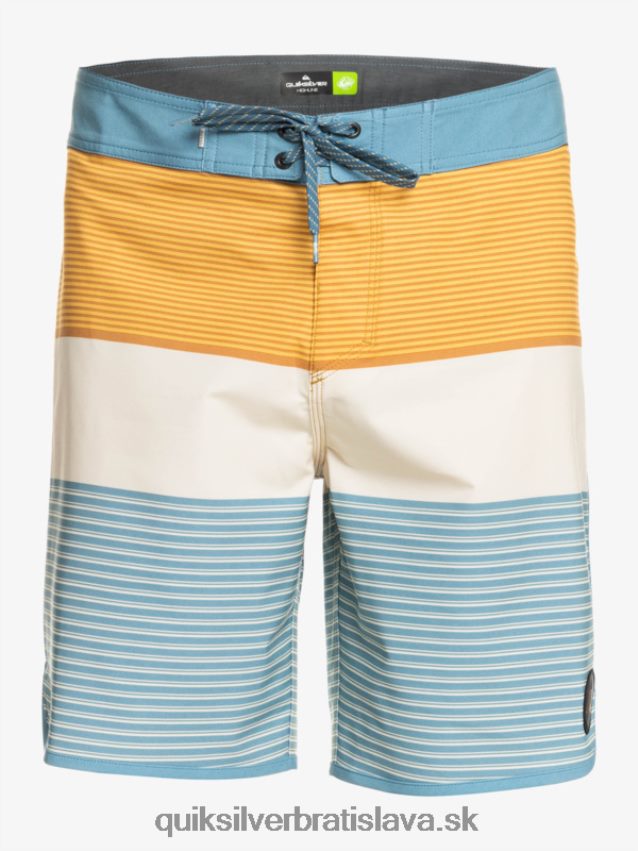 surfsilk tijuana 19 boardshorts Quiksilver muži B80HXR1406 kapitánska modrá
