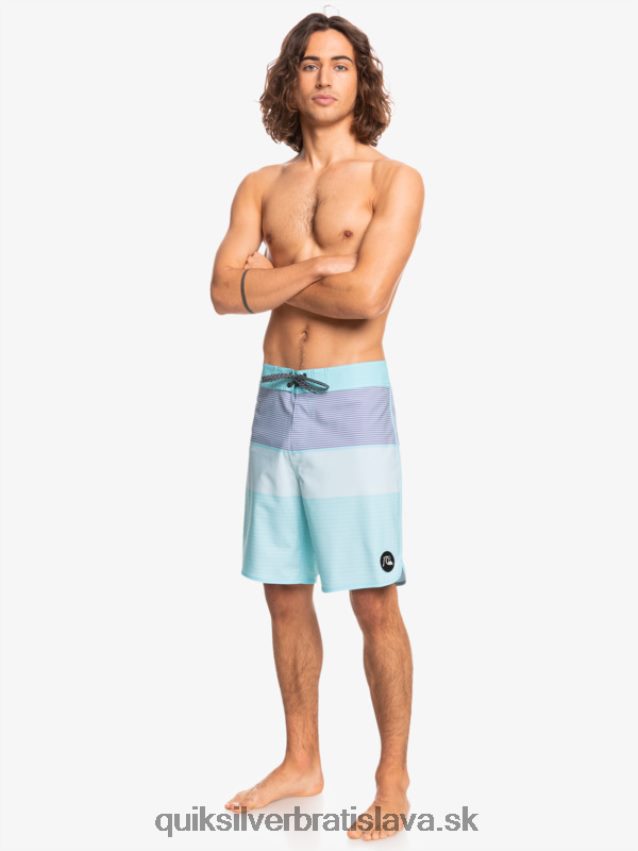 surfsilk tijuana 19 boardshorts Quiksilver muži B80HXR1407 anjelská modrá