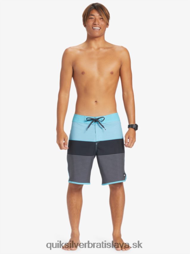 surfsilk tijuana 19 boardshorts Quiksilver muži B80HXR209 riečna modrá