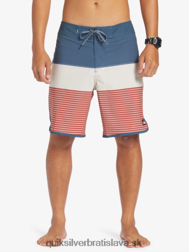 surfsilk tijuana 19 boardshorts Quiksilver muži B80HXR210 polnočné námorníctvo