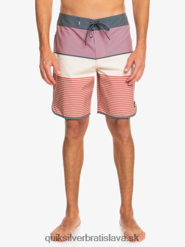surfsilk tijuana 19 boardshorts Quiksilver muži B80HXR211 marasala