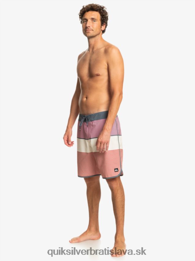 surfsilk tijuana 19 boardshorts Quiksilver muži B80HXR211 marasala