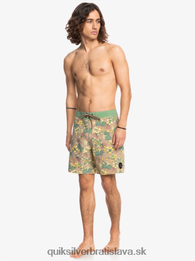 surfsilk vypral 18 kraťasov Quiksilver muži B80HXR1754 zlatý prút
